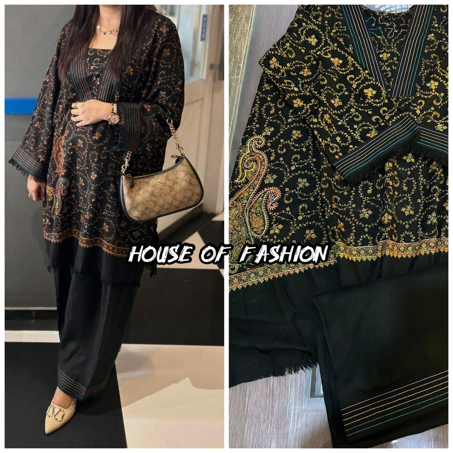 6500 Pashmina Co-ord Set – Winter Premium Collection (5 Colors)