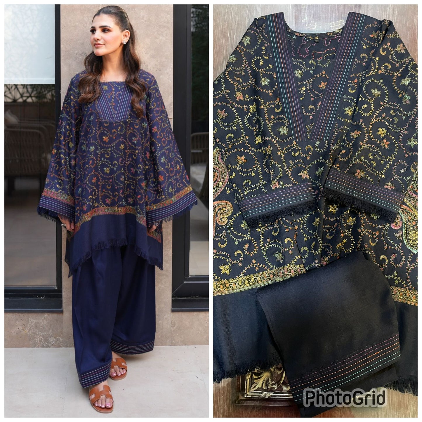6500 Pashmina Co-ord Set – Winter Premium Collection (5 Colors)